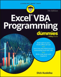 Excel VBA Programming for Dummies - Kusleika, Dick (ISBN: 9781394292394)
