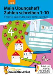 Caiet de exerciții: Scrierea numerelor 1-10 - Început de școală: Numărat, Cantități, Primele calcule (ISBN: 9783881004305)