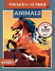 Sticker by Number Animals - PARRAGON (2025)