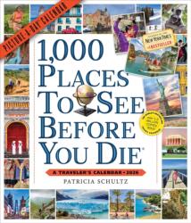 1, 000 Places to See Before You Die Picture-A-Day(R) Wall Calendar 2026 (2025)
