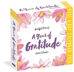 Year of Gratitude Page-A-Day(R) Calendar 2026 (2025)
