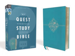 Niv, Quest Study Bible, Leathersoft, Blue, Comfort Print: The Only Q and A Study Bible - Christianity Today Intl (ISBN: 9780310450863)