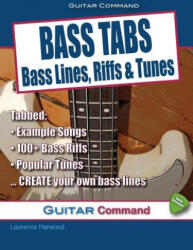 Bass Tabs: Bass Lines, Riffs & Tunes - Laurence Harwood, Dan Wright (ISBN: 9780955656675)