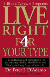 Live Right 4 Your Type - Peter J. D'Adamo, Catherine Whitney (ISBN: 9780399146732)