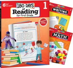 180 Days of Reading, Writing, and Math for First Grade 3-Book Set - Teacher Created Materials, Jodene Smith (ISBN: 9781493825905)