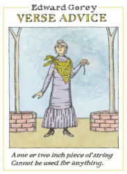 Edward Gorey: Verse Advice Boxed Notecards - Edward Gorey (ISBN: 9781087501246)