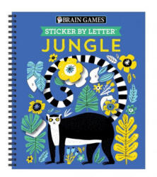 Brain Games - Sticker by Letter: Jungle - Brain Games, New Seasons (ISBN: 9781645589372)
