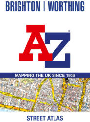 Brighton and Worthing A-Z Street Atlas - A-Z Maps (ISBN: 9780008730871)