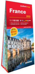 Franciaország Comfort térkép (ISBN: 9788381906333)