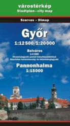Győr várostérkép - 1 : 20.000 - 1: 12500 (ISBN: 9789639251724)