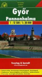 Győr, Pannonhalma keményborítós - 1: 12500 (ISBN: 9789639251175)