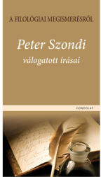 A filológiai megismerésről (ISBN: 9789636937461)