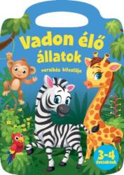Vadon élő állatok - versikés kifestő (ISBN: 9789634594925)