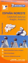 Catalunya, Aragón, Andorra regionalmap (ISBN: 9782061009031)