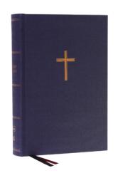NKJV, Single-Column Wide-Margin Reference Bible, Cloth over Board, Blue, Red Letter, Comfort Print (ISBN: 9780785294542)