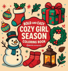 Bold & Easy Cozy Girl Season Coloring Book (2025)