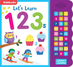 27-Button Sound Book Let's Learn 123s - Samantha Meredith (ISBN: 9781628854909)
