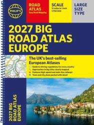 Philip's 2027 Big Road Atlas of Europe (2026)