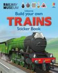 Build Your Own Trains Sticker Book - Adrian Mann (ISBN: 9781805070047)