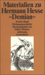 Materiale pentru Hermann Hesse 'Demian'. Vol. 2 (ISBN: 9783518390207)