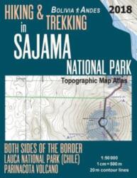 Hiking & Trekking in Sajama National Park Bolivia Andes Topographic Map Atlas Both Sides of the Border Lauca National Park (ISBN: 9781986043991)