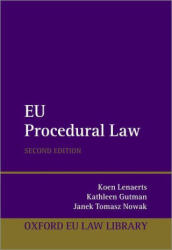 EU Procedural Law 2/e (ISBN: 9780198833086)