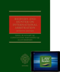 Redfern and Hunter on International Arbitration (Hardback + LawReader pack) 7/e (Pack) - Blackaby KC, Nigel (Partner, Partner, Freshfields Bruckhaus Deringer), Partasides KC, Constantine (Founding Partner, Founding Partner, Three Crowns LLP), Redfern, Ala