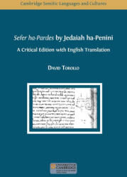 Sefer ha-Pardes by Jedaiah ha-Penini - David Torollo (ISBN: 9781800647251)