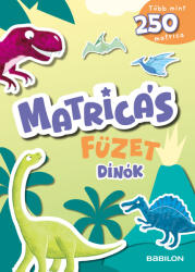 Matricás füzet - Dínók (ISBN: 9789632948928)