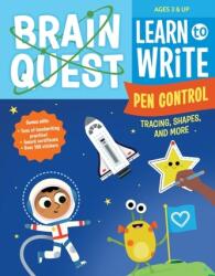 Brain Quest Learn to Write: Controlul pixului, trasare, forme și altele (ISBN: 9781523515998)