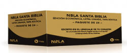NBLA Santa Biblia, Edicion Economica, Letra Grande, Tapa Rustica / Paquete de 24 - Nbla-Nueva Biblia de Las Américas (ISBN: 9780829770827)