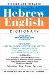 New Bantam-Megiddo Hebrew & English Dictionary, Revised - Sivan Reuven, Edward A Levenston (ISBN: 9780553592238)