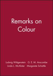 Remarks on Colour (ISBN: 9780631116417)