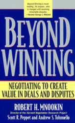 Beyond Winning - Mnookin (ISBN: 9780674012318)