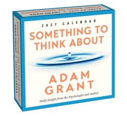 Adam Grant 2027 Day-to-Day Calendar (ISBN: 9798881611460)