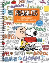 PEANUTS(R) 2027 Monthly/Weekly Coloring Calendar with Stickers to Color (ISBN: 9798881611392)
