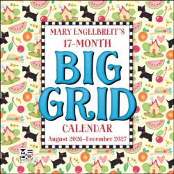 Mary Engelbreit's 2026-2027 17-Month Big Grid Wall Planner Calendar (ISBN: 9798881610616)