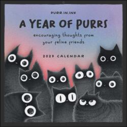A Year of Purrs 2027 Wall Calendar (ISBN: 9798881609658)
