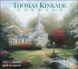 Thomas Kinkade Studios(R) 2027 Deluxe Wall Calendar with Scripture (ISBN: 9798881609382)