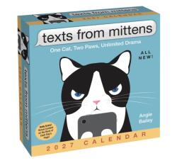 Texts from Mittens the Cat 2027 Day-to-Day Calendar (ISBN: 9798881607876)