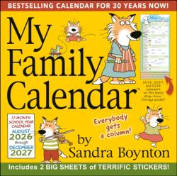 Sandra Boynton's 17-Month 2026-2027 My Family Wall Calendar (ISBN: 9798881607210)