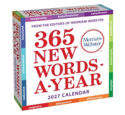 Merriam-Webster's 365 New Words-A-Year 2027 Day-to-Day Calendar (ISBN: 9798881606930)