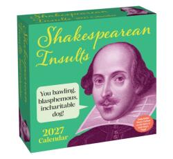 Shakespearean Insults 2027 Day-to-Day Calendar (ISBN: 9798881606756)