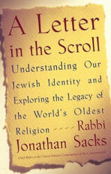 Letter in the Scrolls - Rabbi Jonathan Sacks (ISBN: 9780743267427)