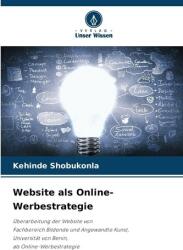 Website als Online-Werbestrategie (ISBN: 9786208816629)
