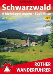 Schwarzwald - Mehrtagestouren Süd I Mitte túrakalauz Bergverlag Rother német RO 4434 (2014)
