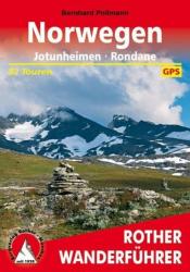 Norwegen - Jotunheimen I Rondane túrakalauz Bergverlag Rother német RO 4435 (2014)
