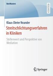Proceduri de conciliere în clinici (ISBN: 9783658490768)