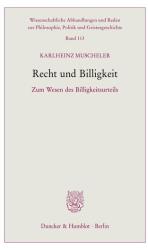 Dreptate și echitate (ISBN: 9783428195749)
