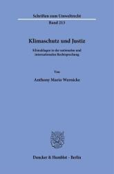 Protecția climei și justiția (ISBN: 9783428195701)
